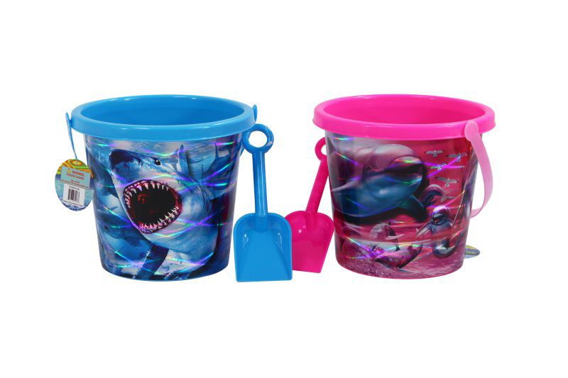 Shark/Dolphin Shovel Bucket Leaser Pool And Beach Fun Toys Water Sports, LLC